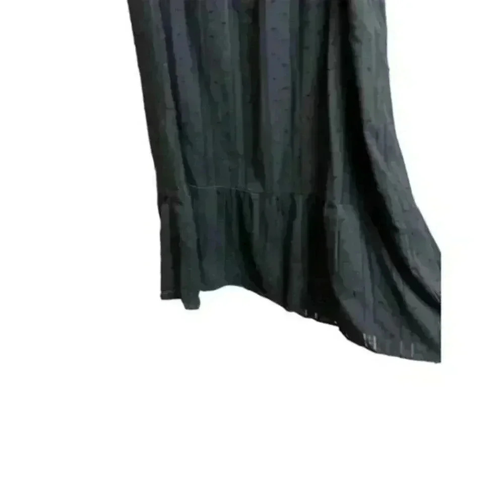 Lulu's Daydreaming Of You Black Swiss Dot Button Front Mini Dress - Picture 9 of 10